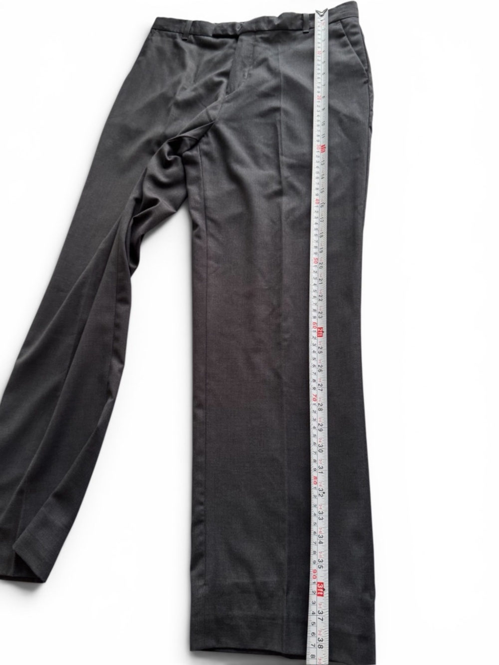 CALVIN KLEIN Gray Dress Pants Men’s Size 20 Regular Flat Front - Picture 9 of 9
